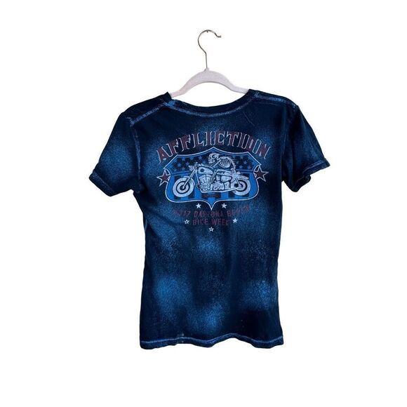 Affliction Womens Bike Week 2017 T-Shirt Size Medium - Picture 4 of 12